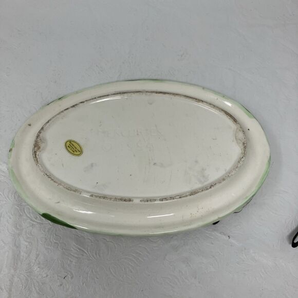 Mercuries Country Farm Childs Tea Set Tray Hand Painted Cow By Lake Replacement - Picture 5 of 10